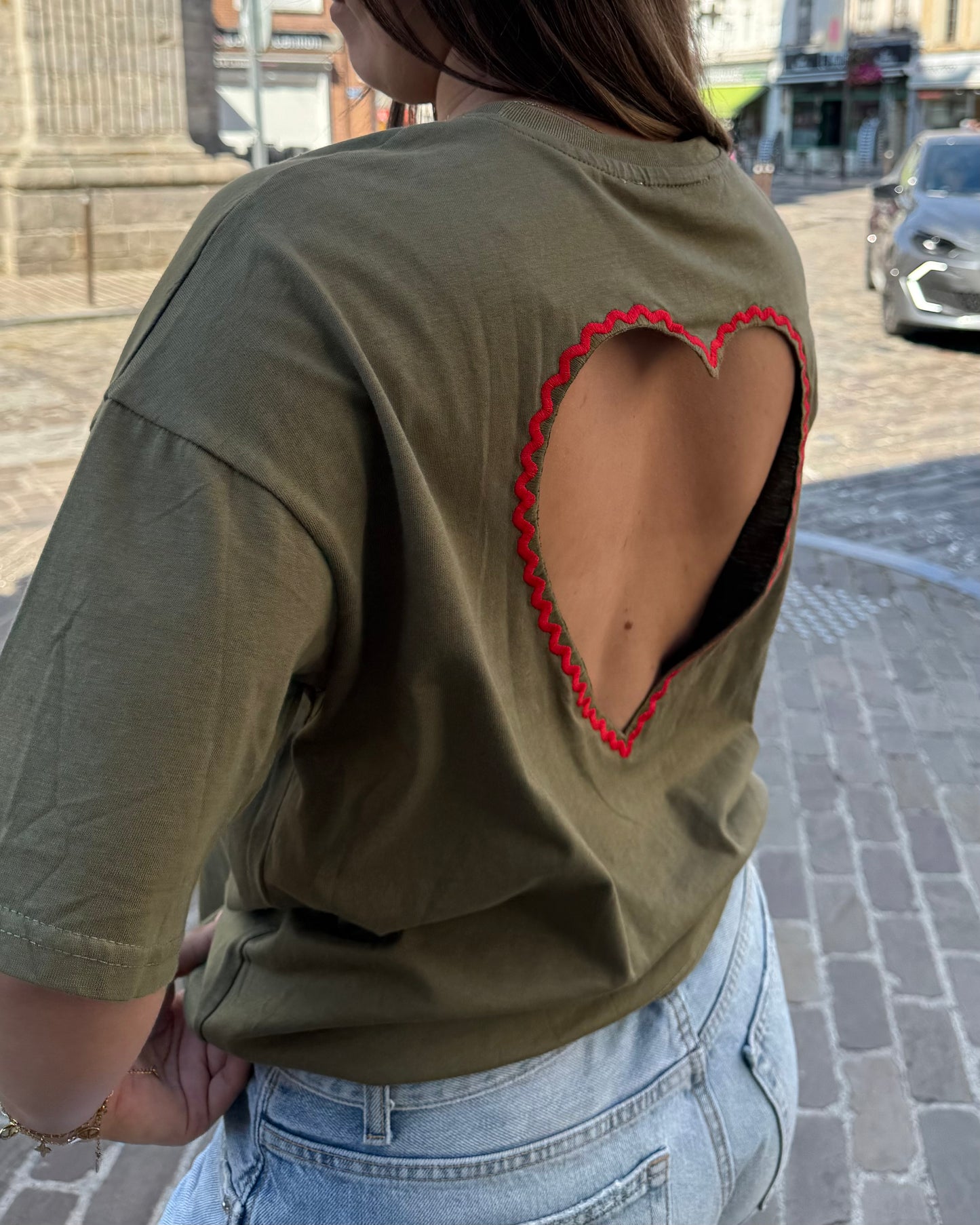 T-shirt cœur Mady