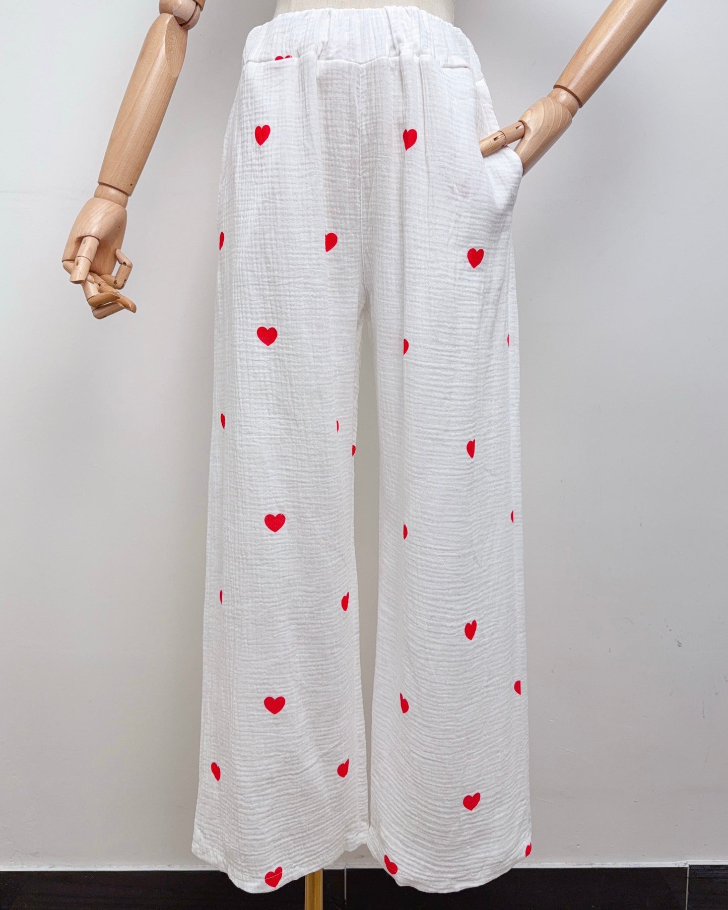 Pantalon Agnès rouge