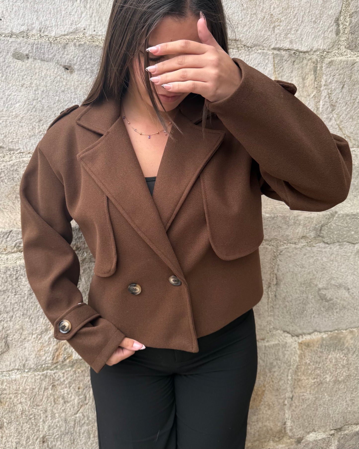 Veste Kessy marron