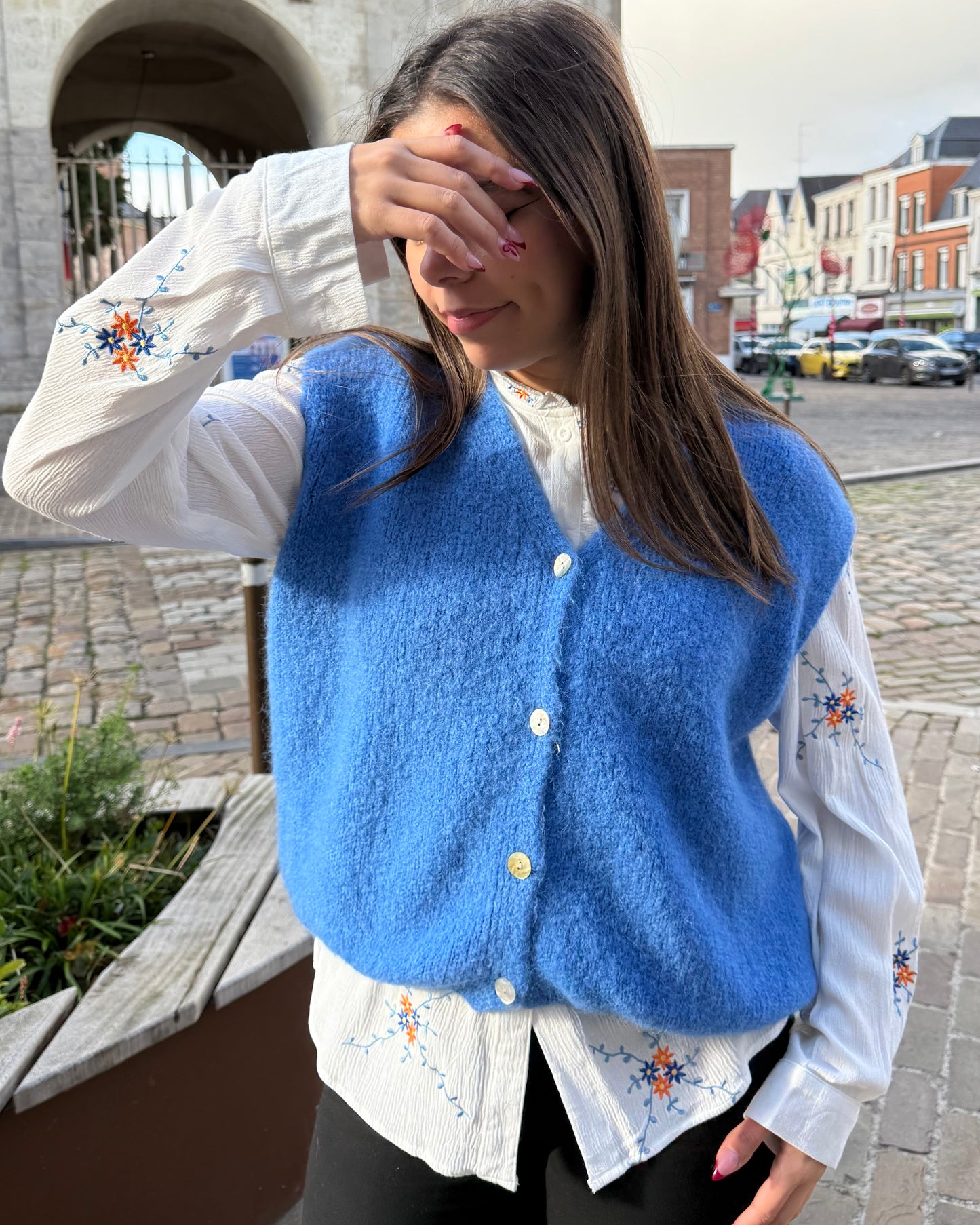 Gilet Héraïs bleu
