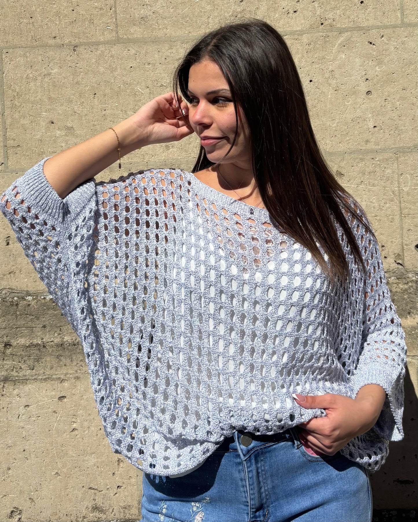 Haut Sheil argenté