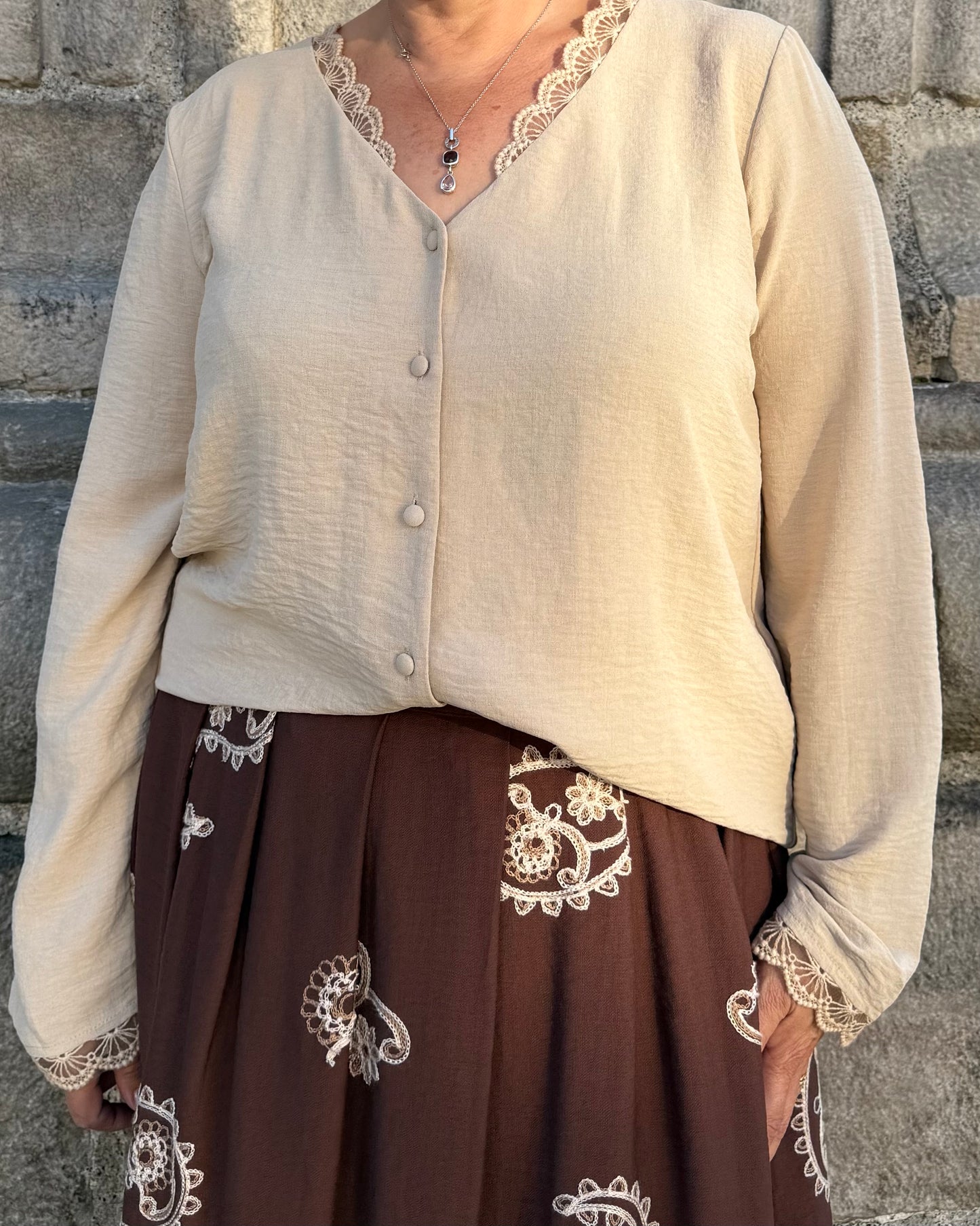 Chemise Laïa beige