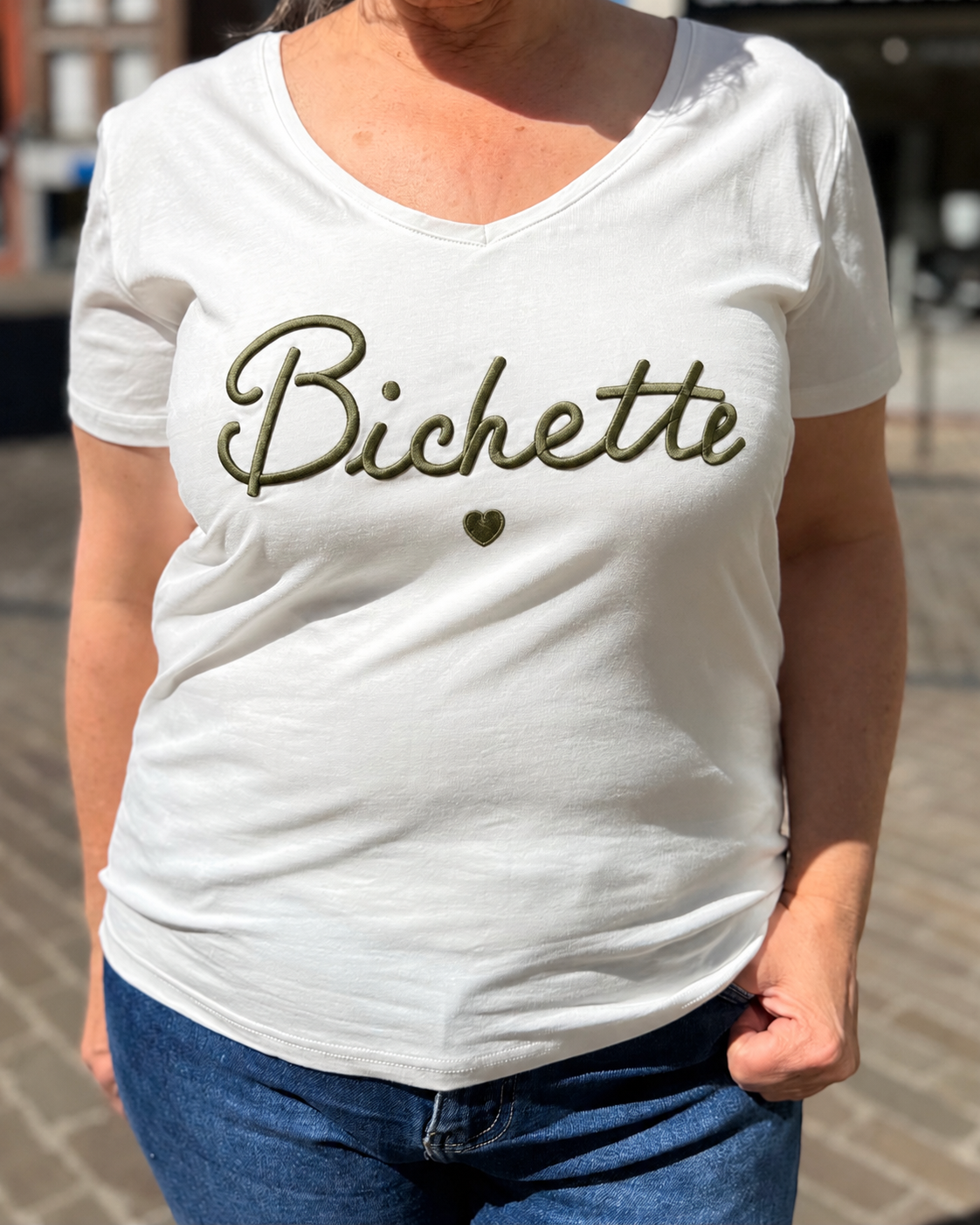 T-shirt Bichette kaki