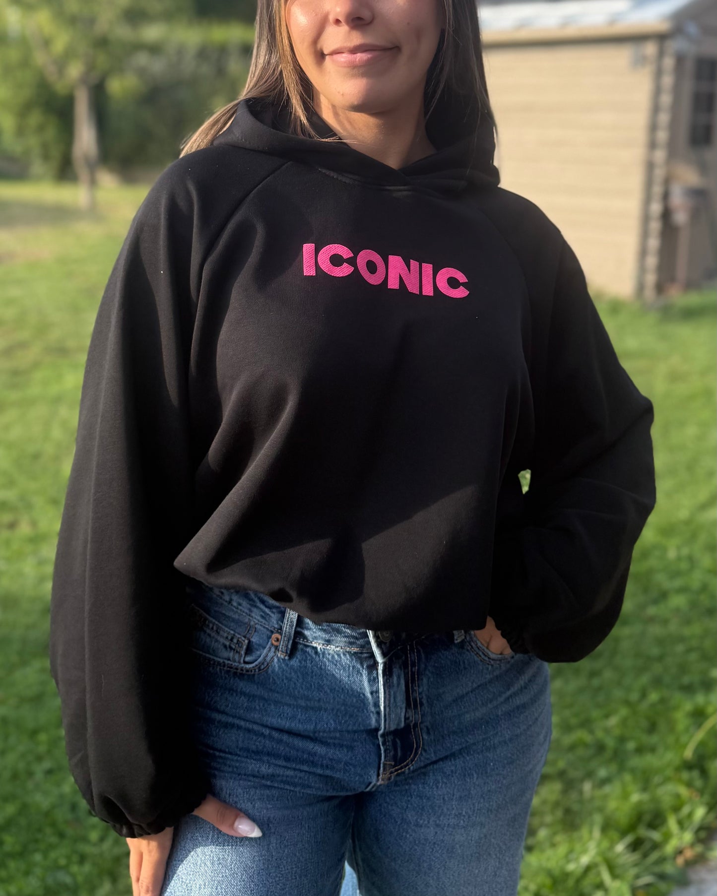 Sweat capuche Iconic noir