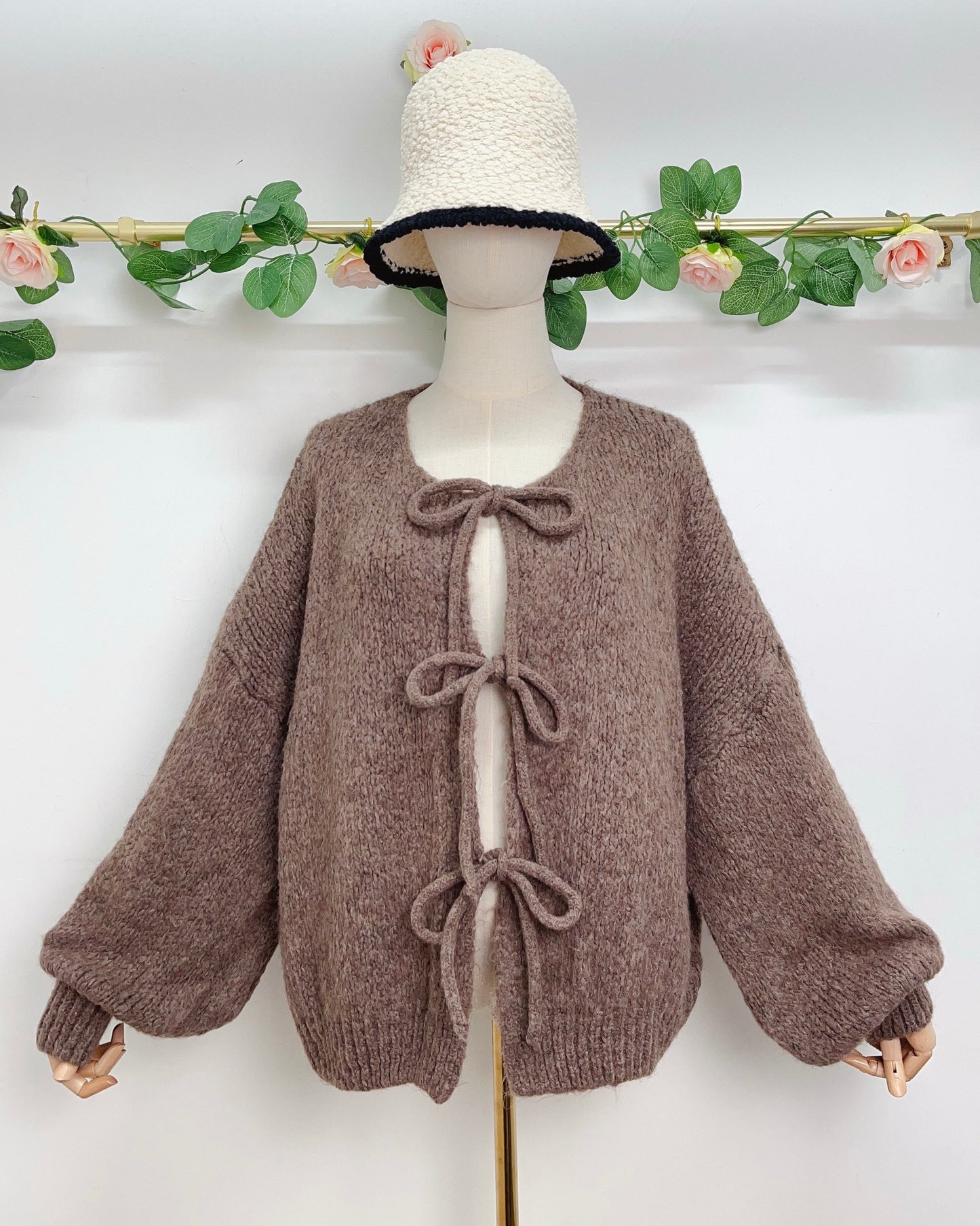Gilet Mirabelle taupe