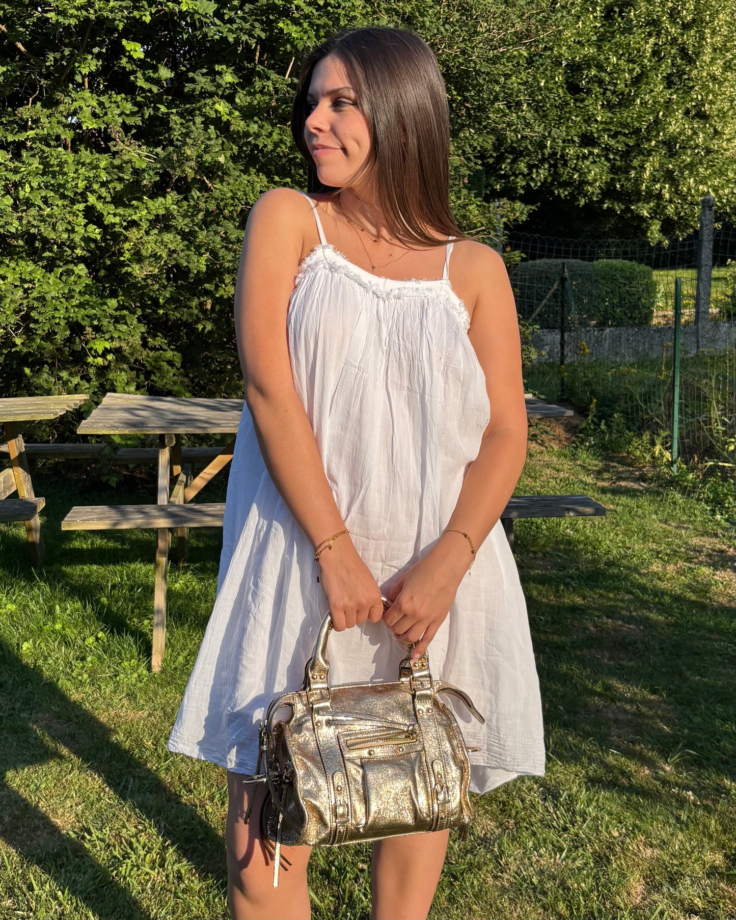 Robe Agathe blanc