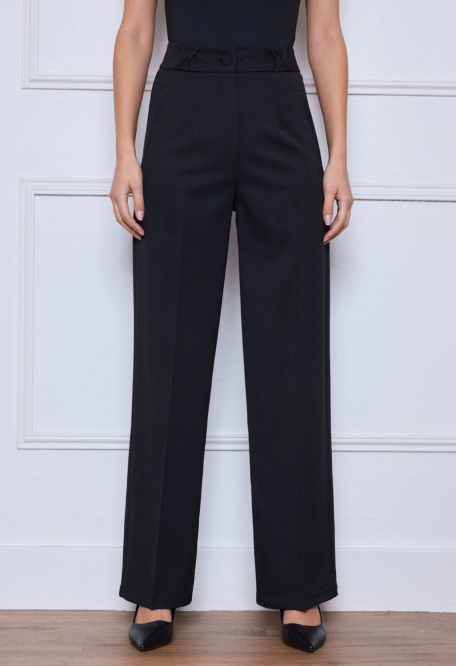 Pantalon élégant noir Samira