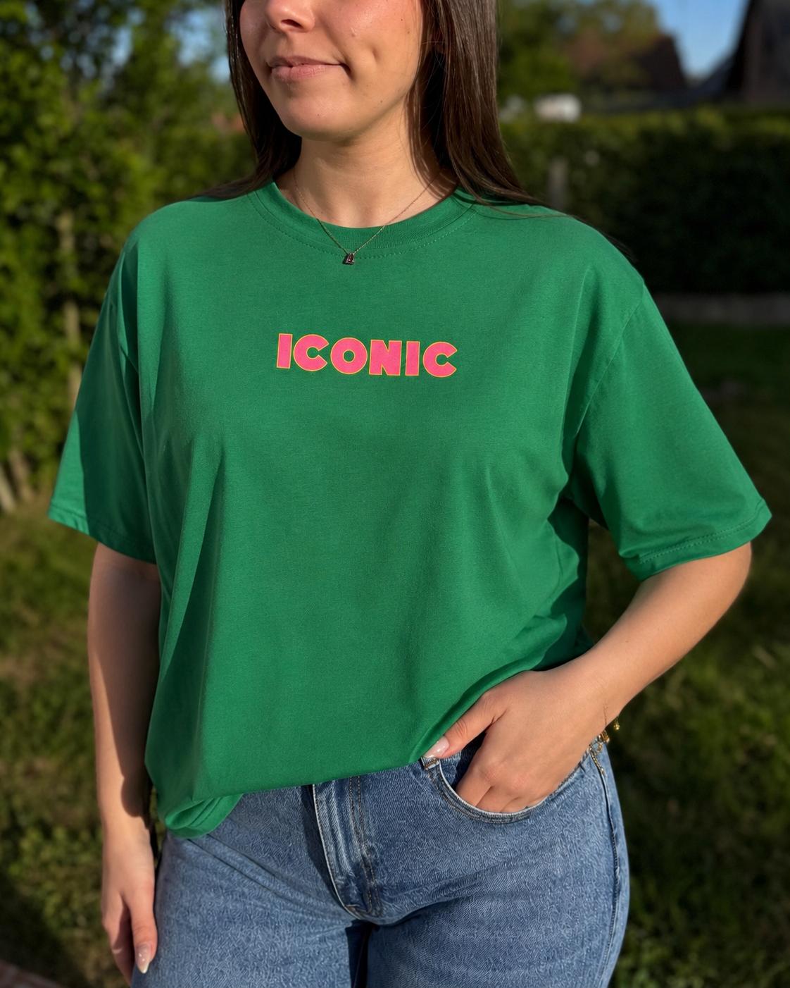 T-shirt Iconic vert