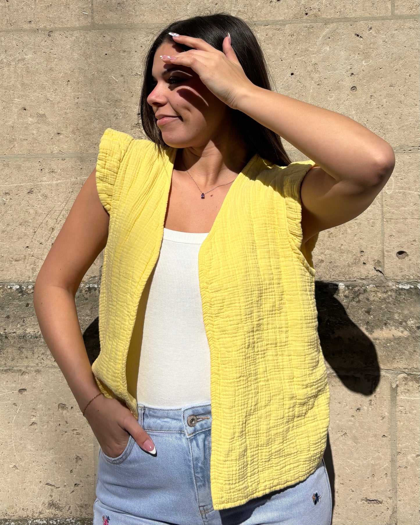 Gilet Marianne jaune