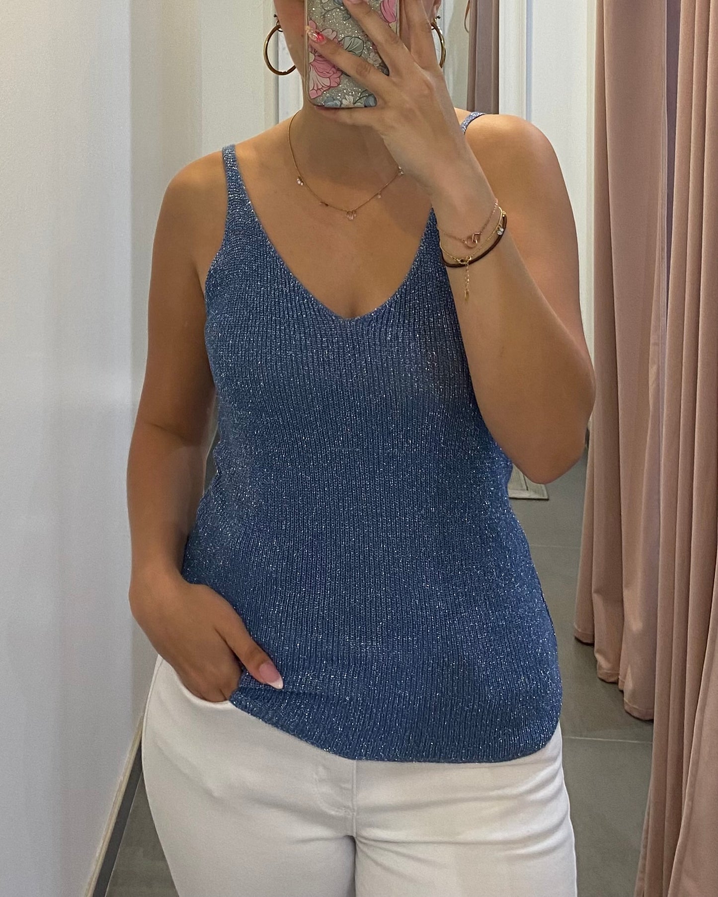 Haut Ange bleu