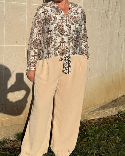 Pantalon Fiona beige