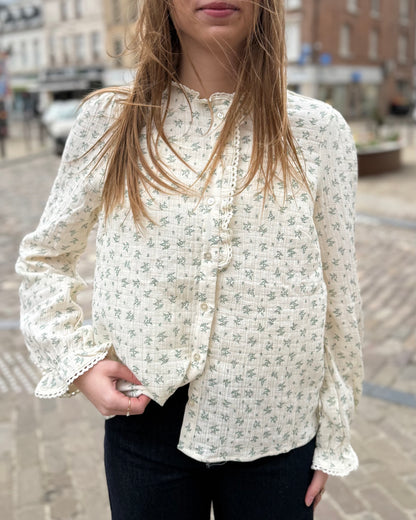 Chemise kaki Yaël