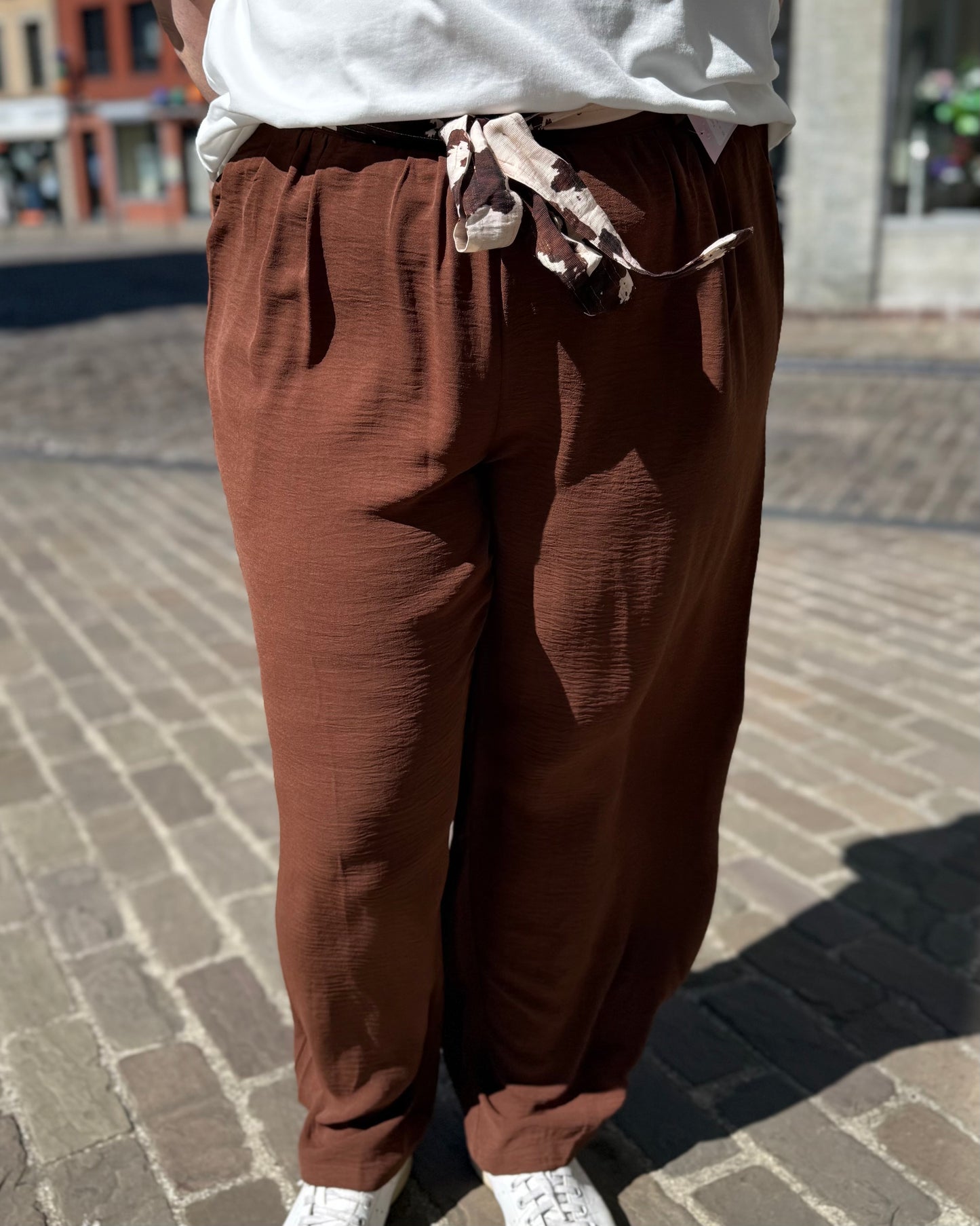 Pantalon Fiona marron