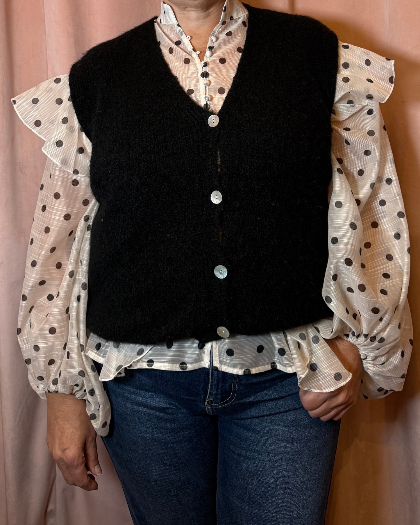 Chemise à pois