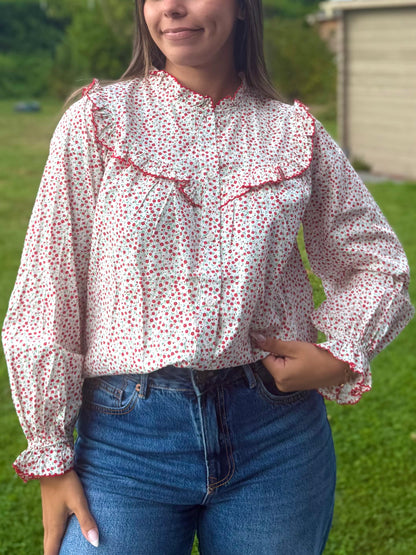 Chemise fleurie Anilla
