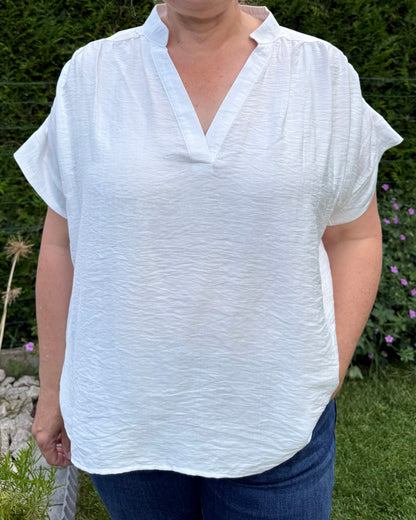 Haut blanc simple
