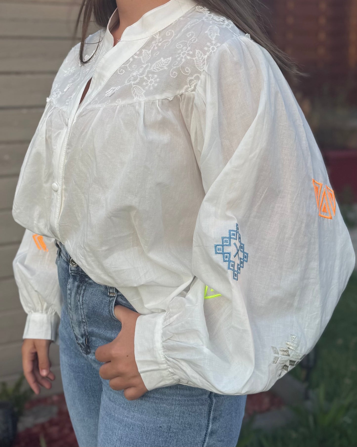 Chemise brodé Sabine