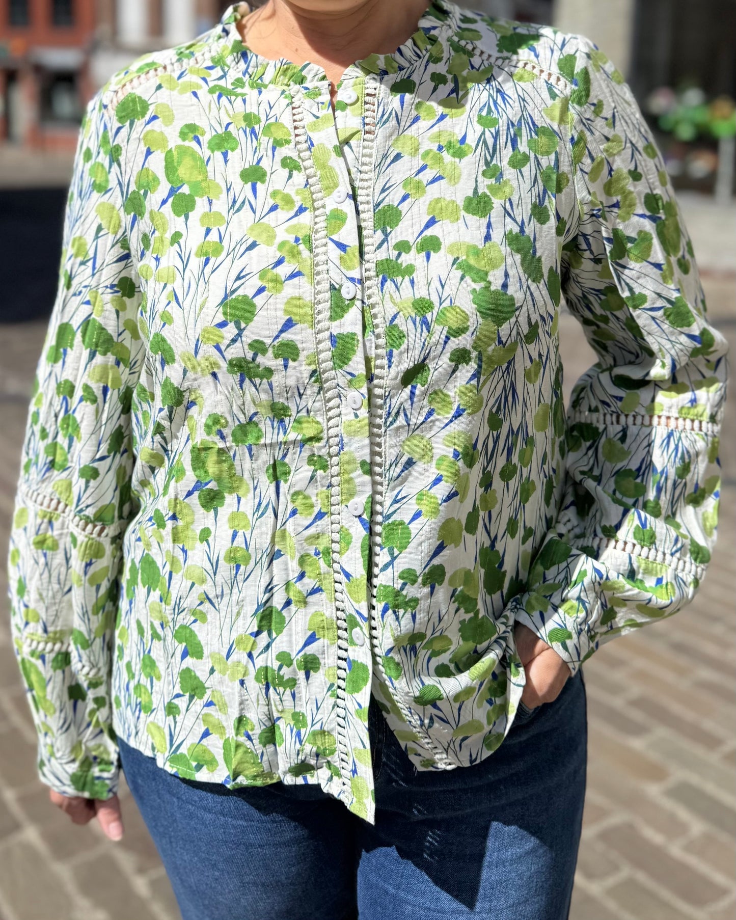 Chemise verte curvy
