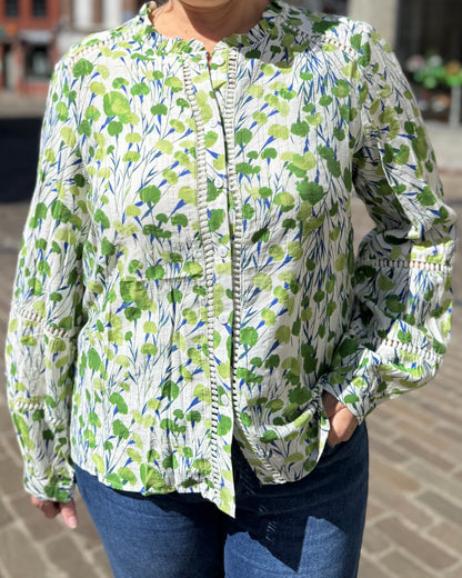 Chemise verte curvy