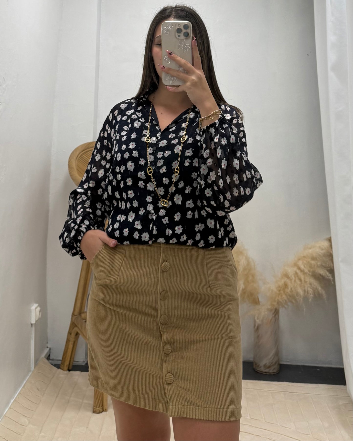 Chemise fleurs Léna