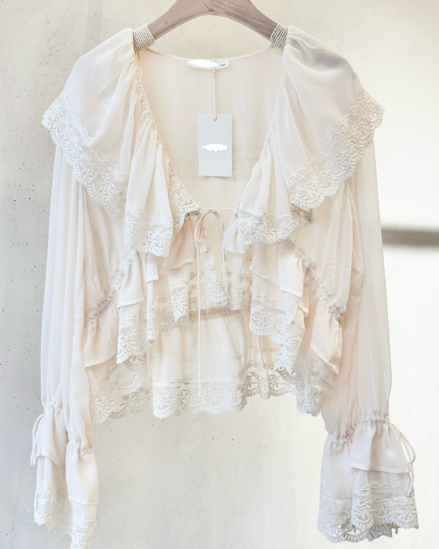 Haut en soie Eléanore