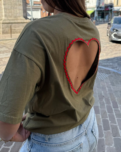 T-shirt cœur Mady