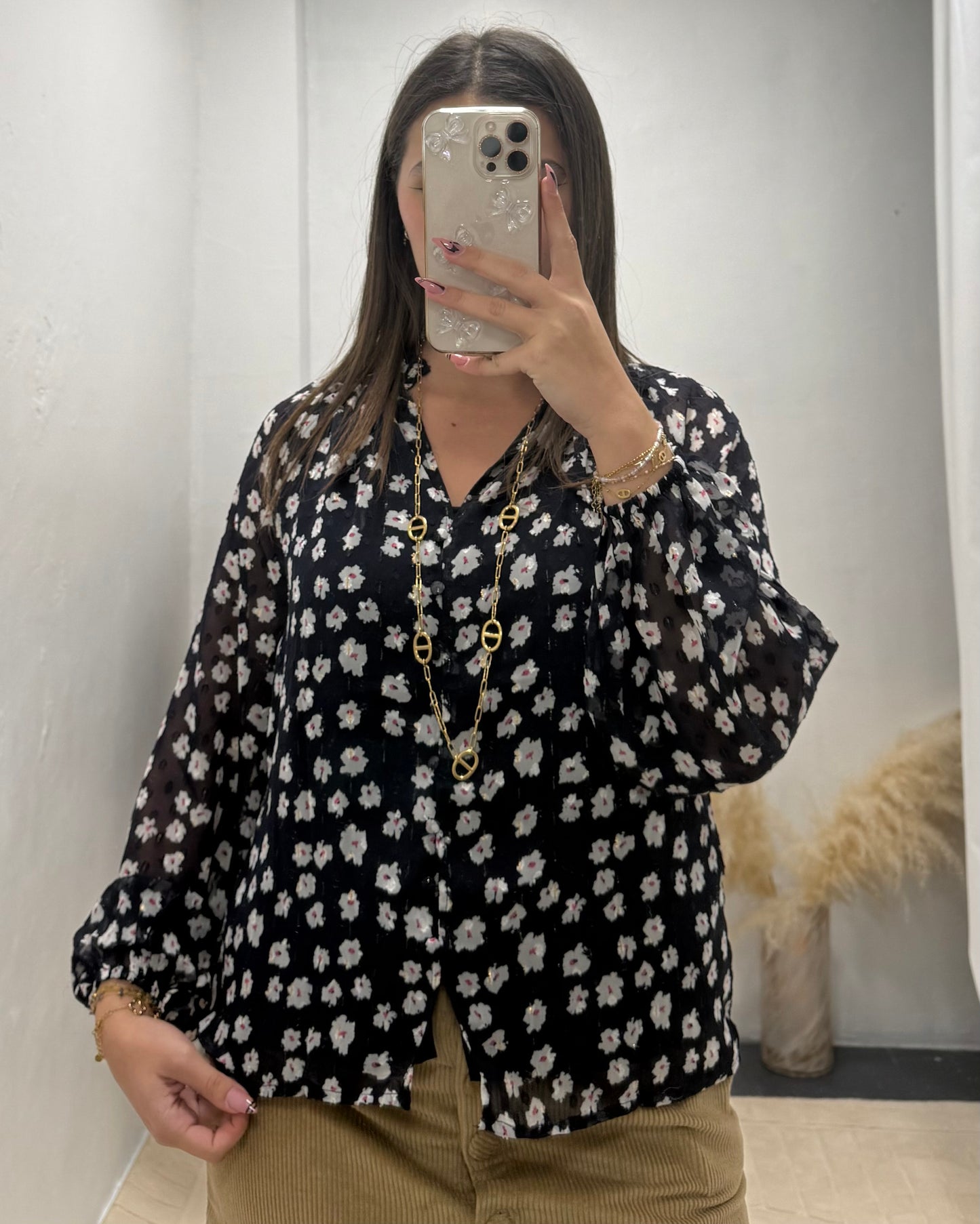 Chemise fleurs Léna