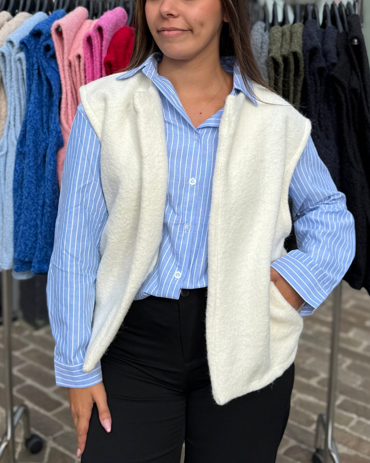 Gilet sans manches 14 couleurs