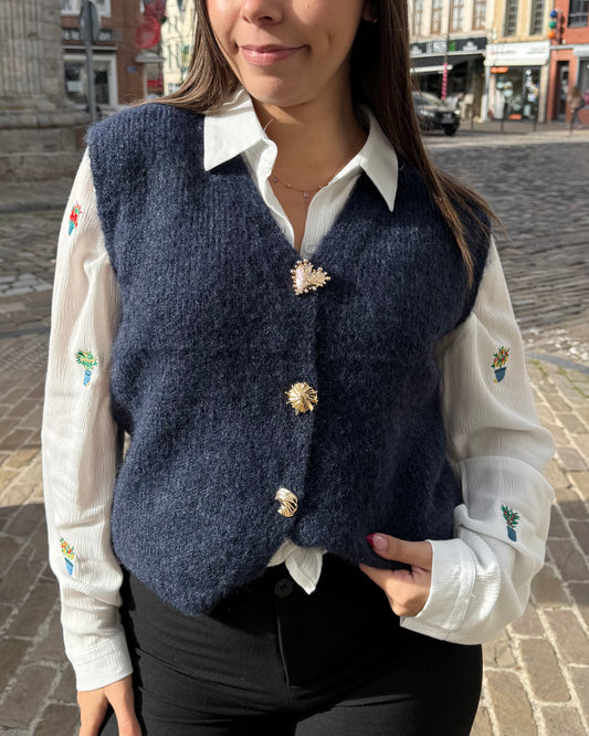 Gilet Ariella marine