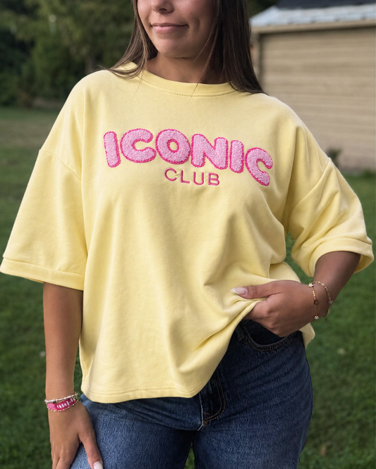 Pull Iconic jaune