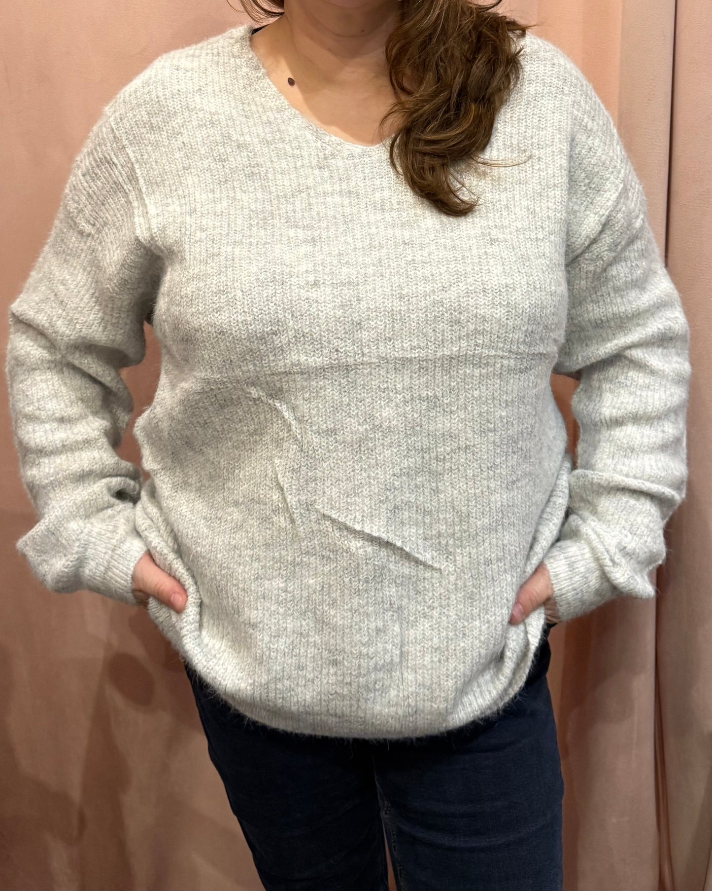 Pull gris Selma