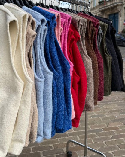 Gilet sans manches 14 couleurs