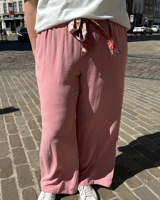 Pantalon Fiona rose