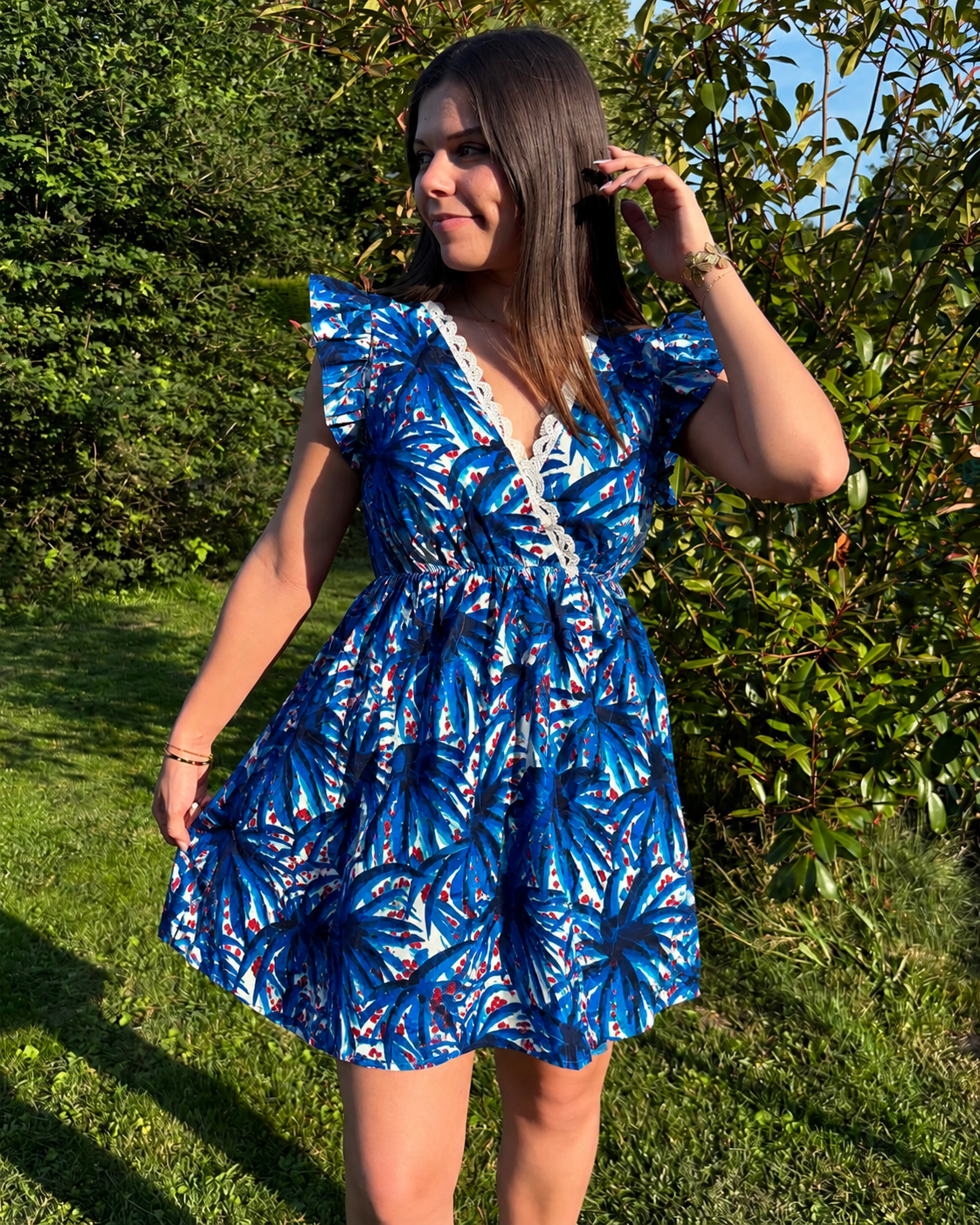 Robe bleu