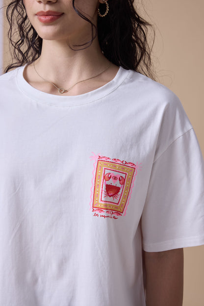 T-shirt crabe