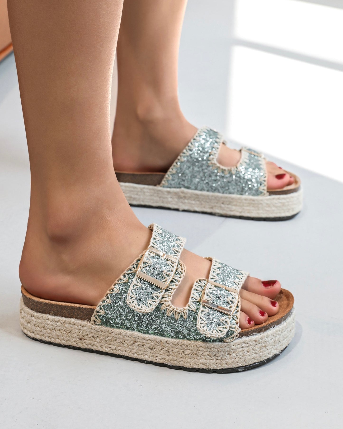 Sandales Kelly turquoise
