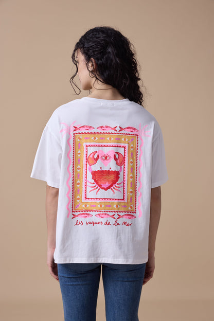 T-shirt crabe