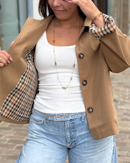 Trench court camel vichy