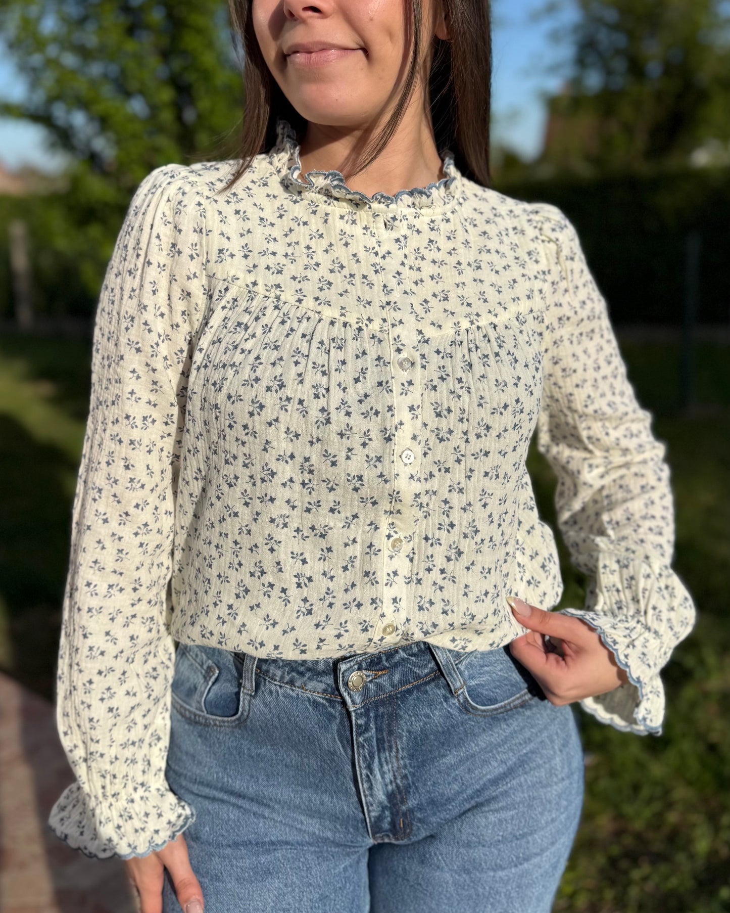 Chemise gaze de coton