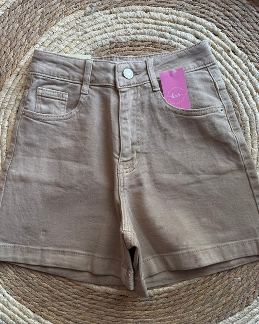 Short taupe