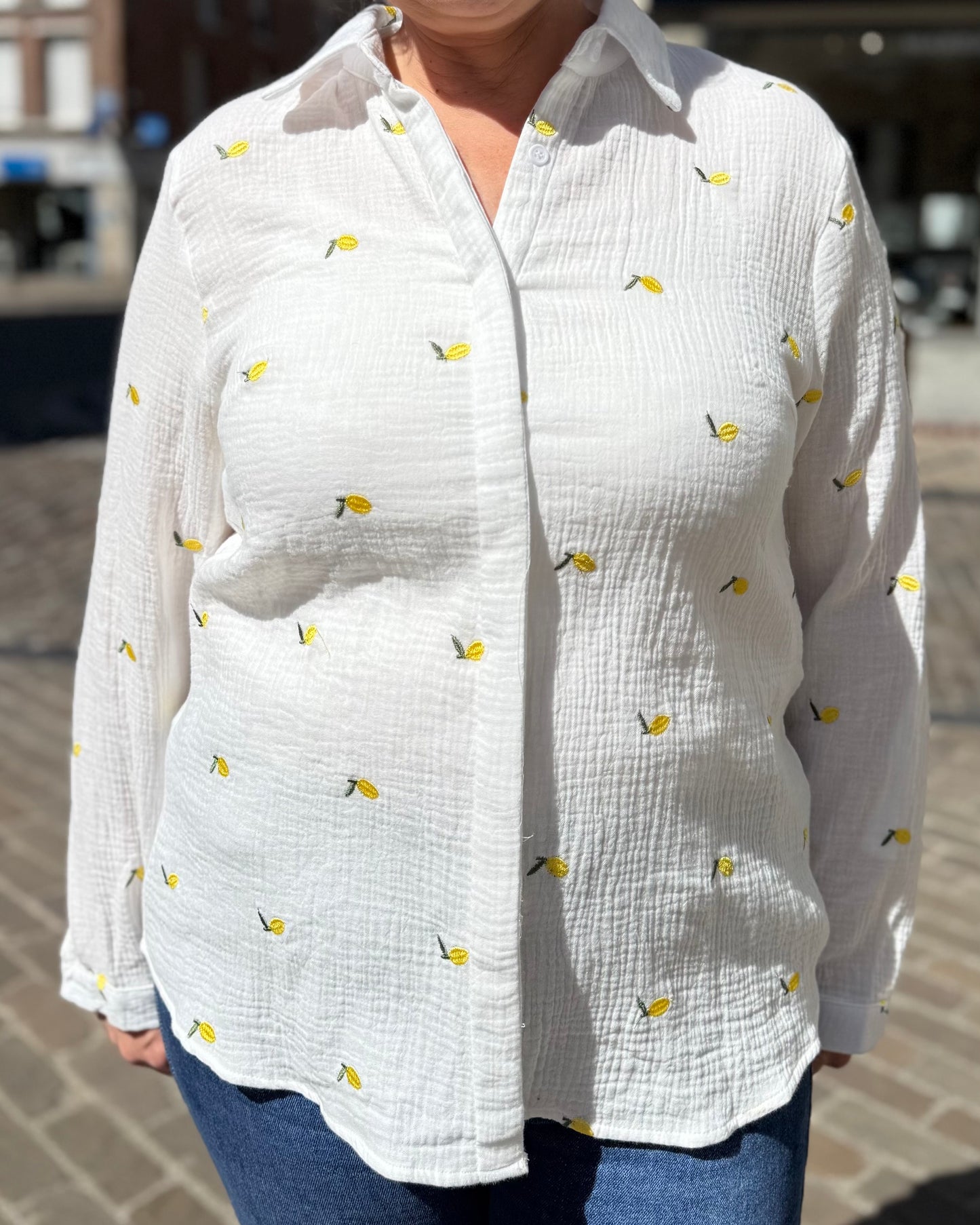 Chemise gaze de coton Citron 🍋