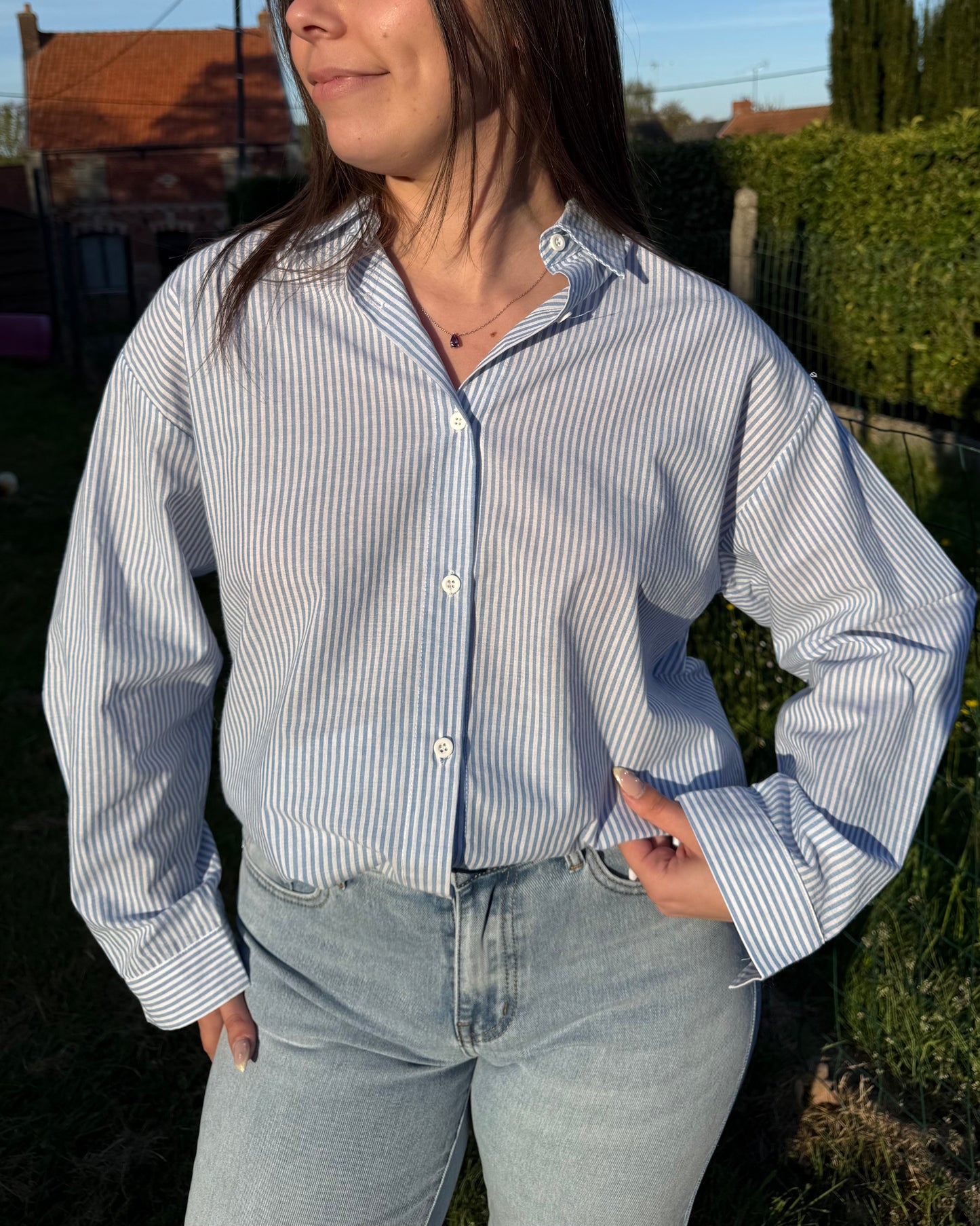 Chemise cœur dos nu