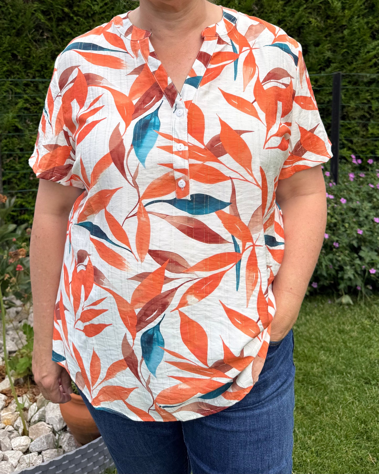 Blouse orange