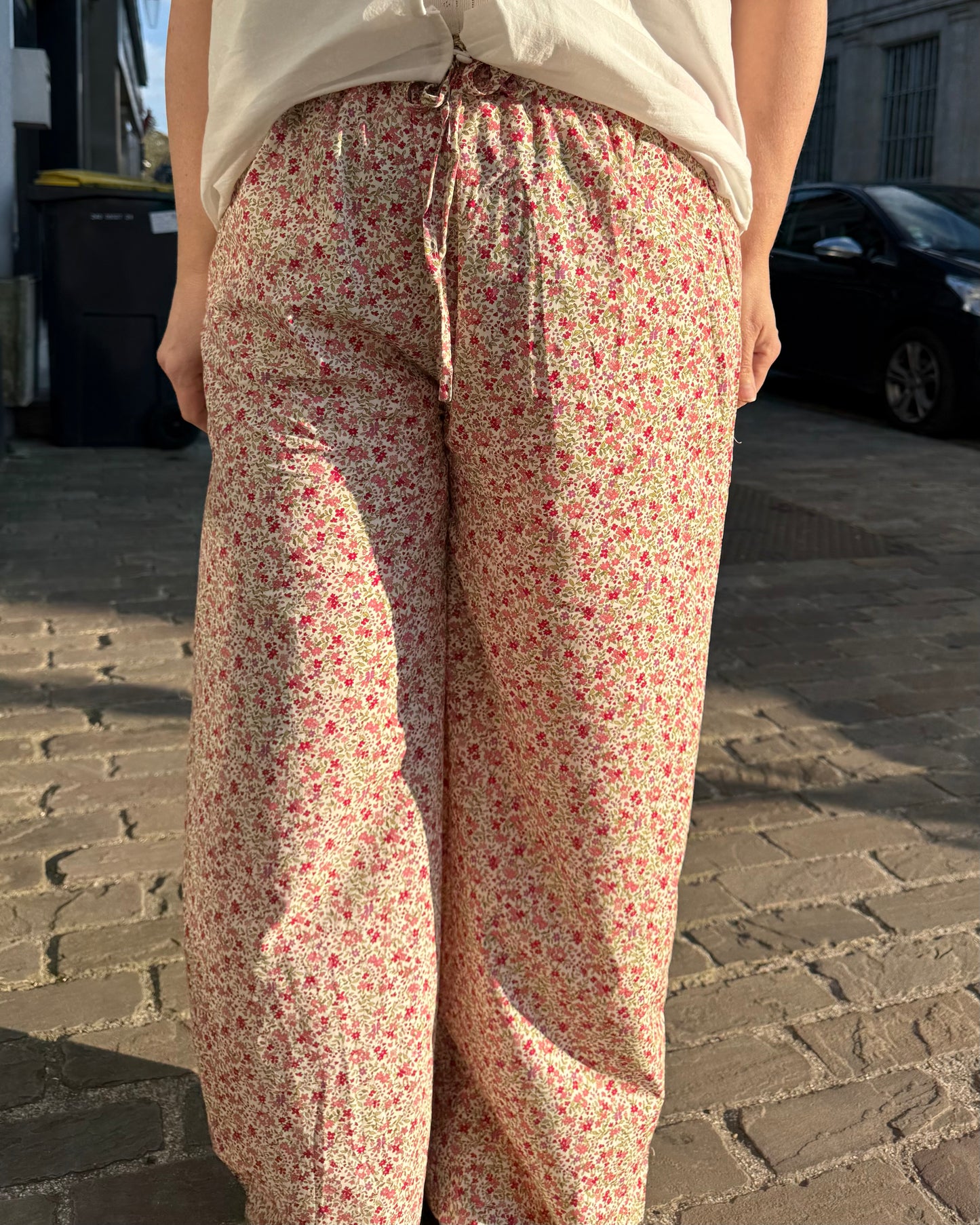 Pantalon fleuri