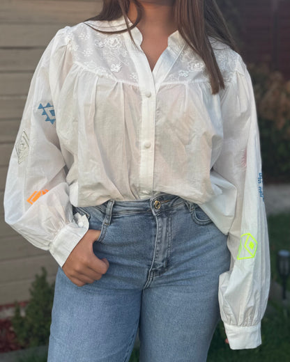 Chemise brodé Sabine