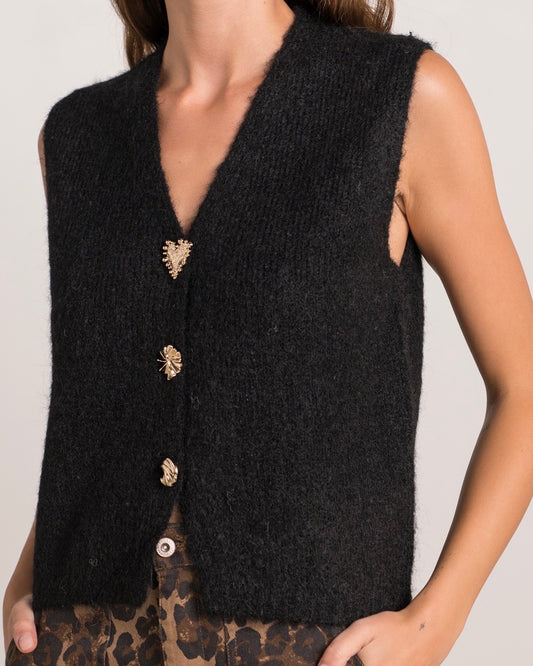 Gilet Ariella noir