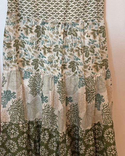 Jupe bohème Bénédicte kaki