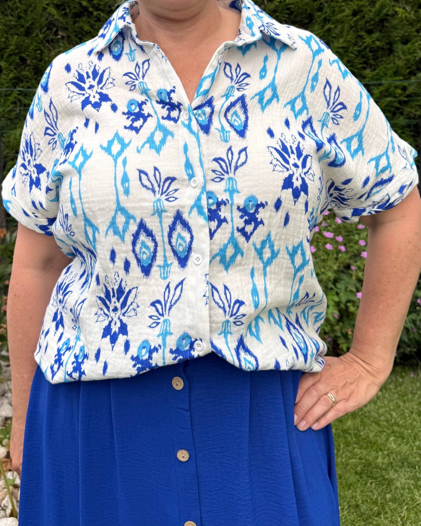 Chemise Perinne bleu