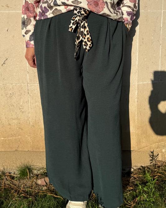 Pantalon Fiona vert sapin