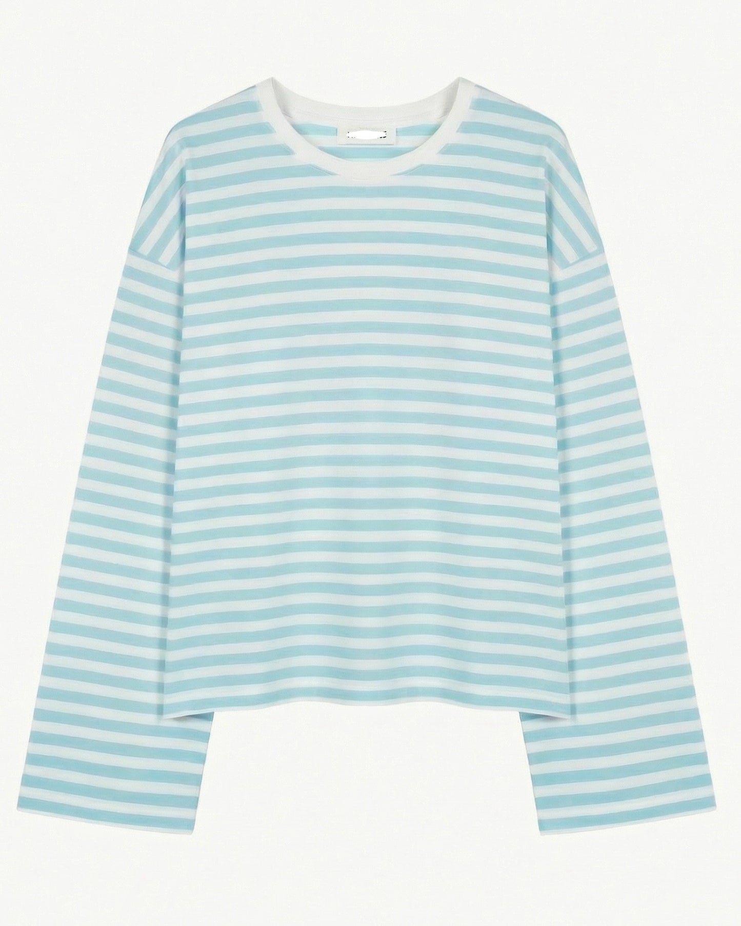 Haut rayures bleu ciel